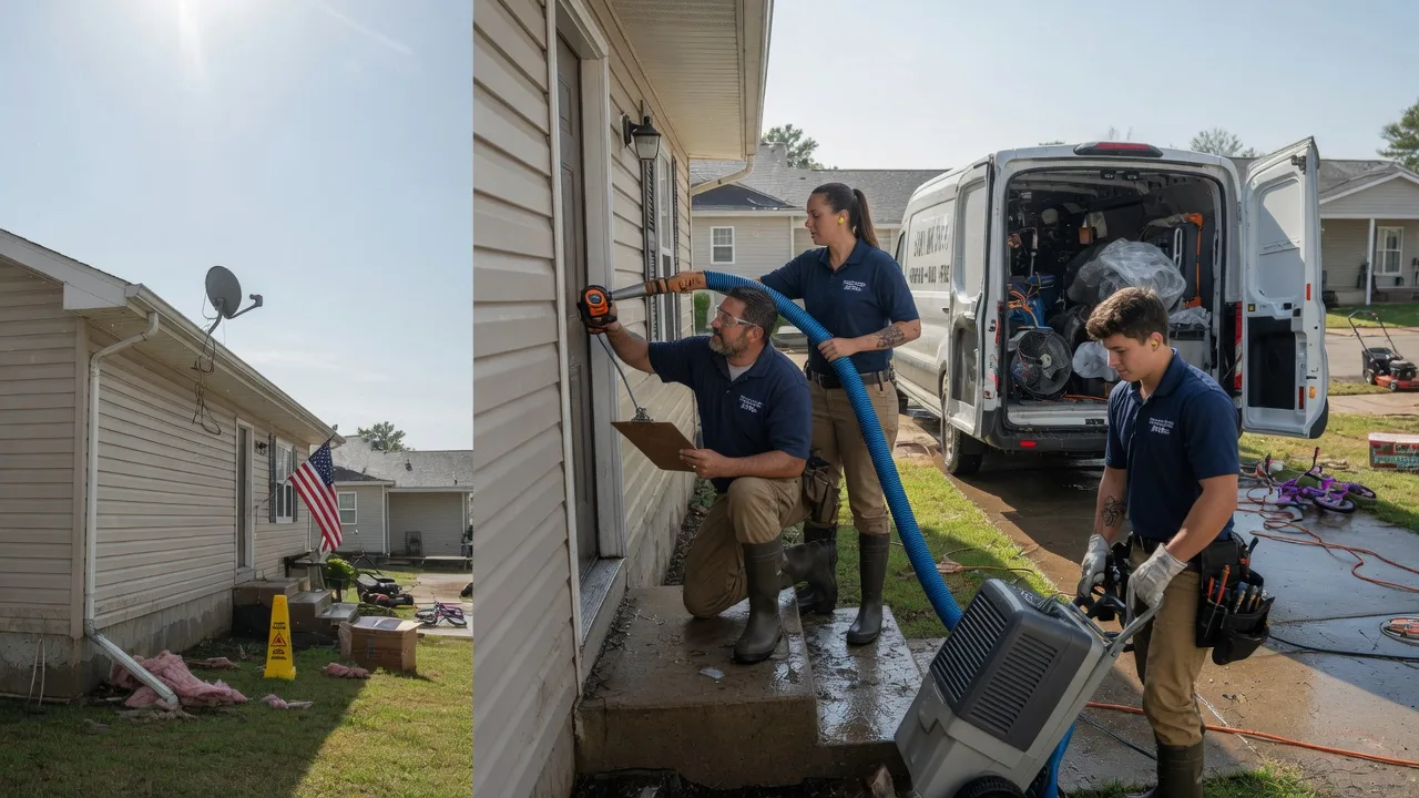 Ceiling Water Damage Restoration in Brandon, IA near me